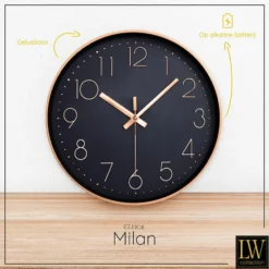 LW Collection Keukenklok Milan rosé 30cm