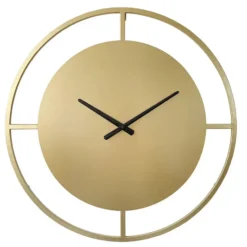 LW Collection Wandklok Danial goud 80cm
