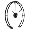 LW Collection Wandklok Denzel Zwart 52cm