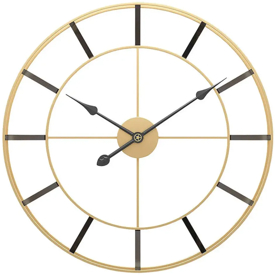 LW Collection Wandklok ISLA Goud 60cm