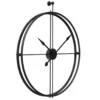 LW Collection Wandklok XL Alberto zwart 80cm