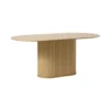 LykkeHome Nita Eettafel naturel ovaal - 180x95x75