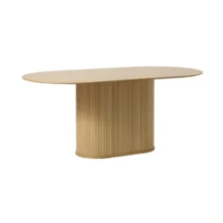 LykkeHome Nita Eettafel naturel ovaal - 180x95x75