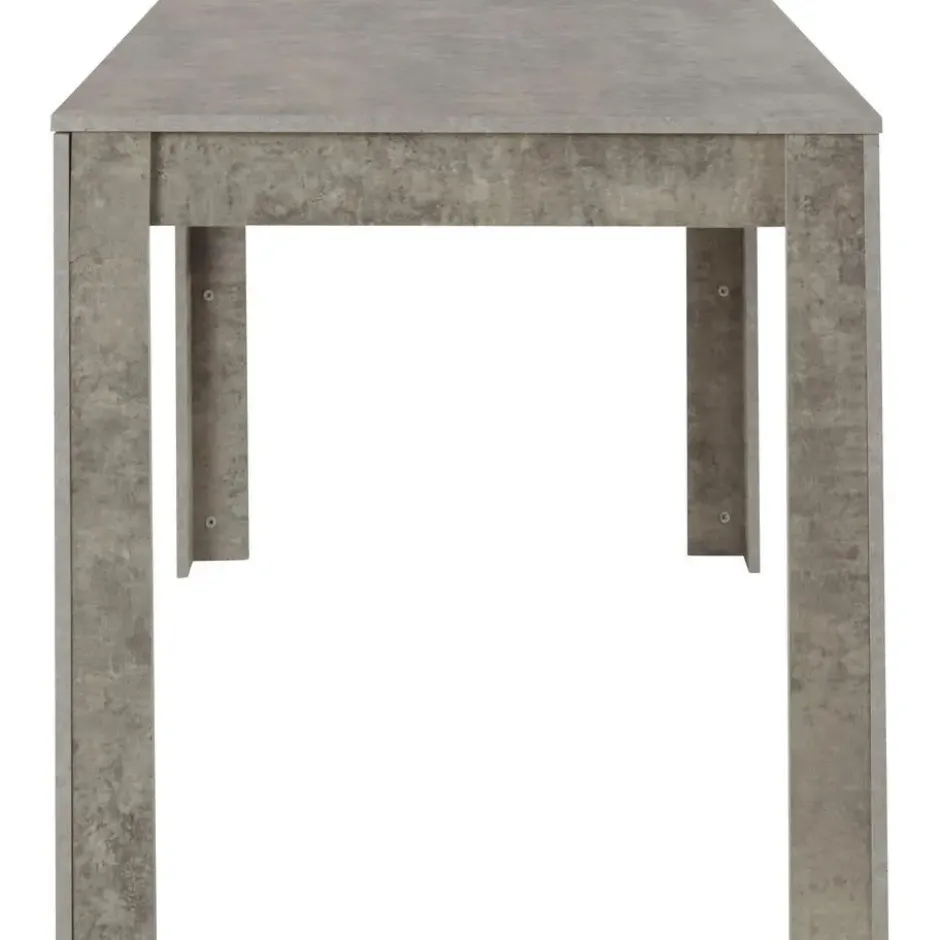 Lynn - Eettafel 120x80 cm 6 personen in MDF beton