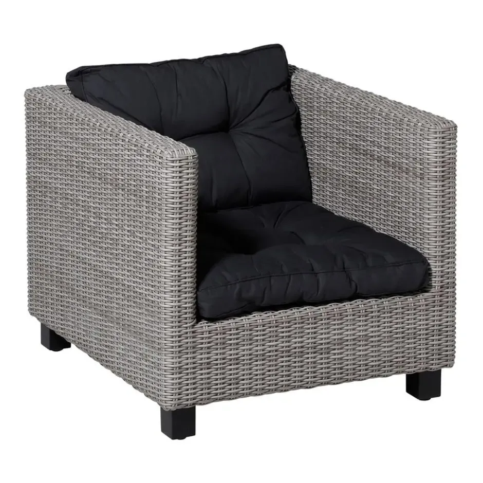 Madison - Florance Rugkussen Basic black - Ca. 43x60 cm - Set van 2