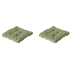 Madison - Florance Zitkussen Basic green - Ca. 60x60 cm - Set van 2