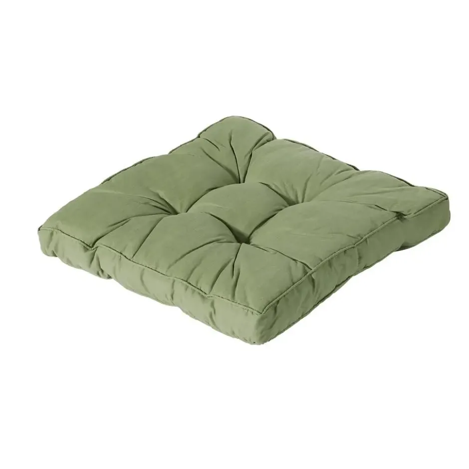Madison - Florance Zitkussen Basic green - Ca. 60x60 cm - Set van 2