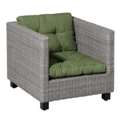 Madison - Florance Zitkussen Basic green - Ca. 60x60 cm - Set van 2