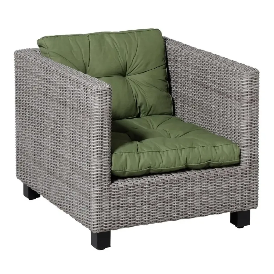 Madison - Florance Zitkussen Basic green - Ca. 60x60 cm - Set van 2