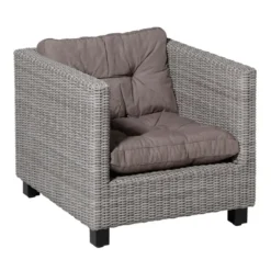 Madison - Florance Zitkussen Panama taupe - Ca. 43x60 cm - Set van 2