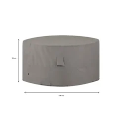 Madison - Hoes voor Tuinset - Rond - Grijs - 200 x 85