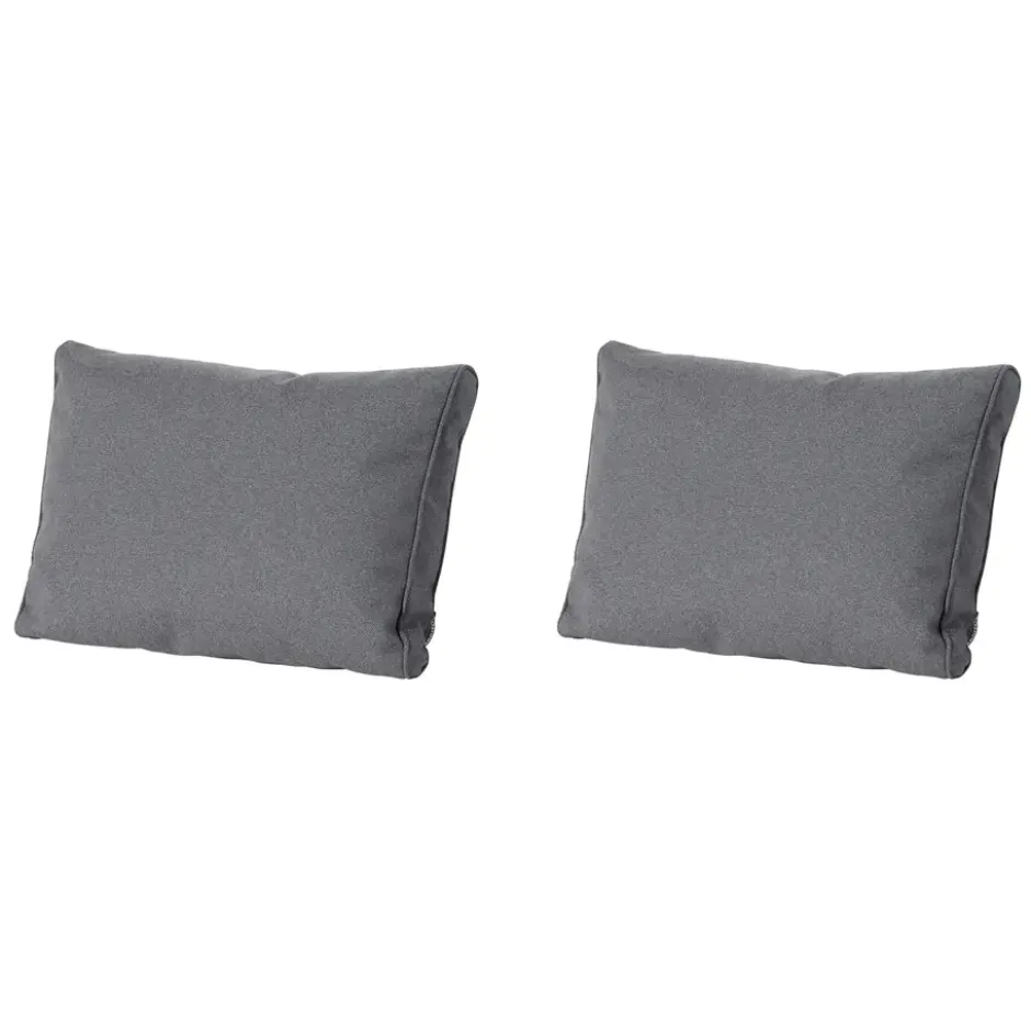 Madison - Lounge Profi-Line Manchester grey - Ca. 43x73 cm - Set van 2
