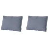 Madison - Lounge Profi-Line Manchester denim grey - Ca. 40x60 cm - Set van 2