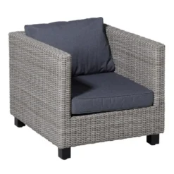 Madison - Lounge Profi-Line Manchester denim grey - Ca. 40x60 cm - Set van 2
