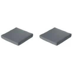 Madison - Lounge Profi-Line Zitkussen Rib grey - Ca. 60x60 cm - Set van 2