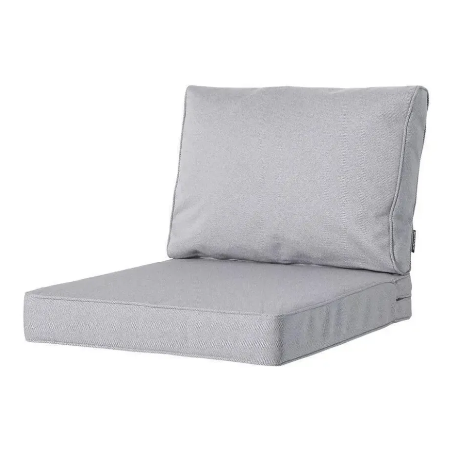 Madison - Lounge Profi-Line Zitkussen Manchester l-grey - 73x73 cm - Set van 2