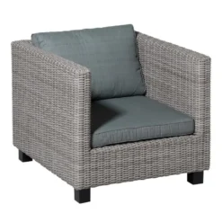 Madison - Lounge Rugkussen Basic grey - Ca. 43x73 cm - Set van 2