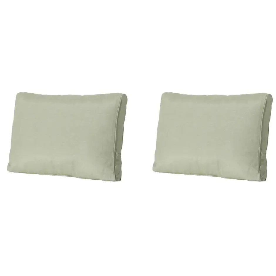 Madison - Lounge Rugkussen Panama sage - Ca. 40x60 cm - Set van 2