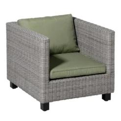 Madison - Lounge Rugkussen Panama sage - Ca. 40x60 cm - Set van 2