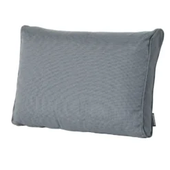 Madison - Lounge Rugkussen Rib grey - Ca. 43x73 cm - Set van 2