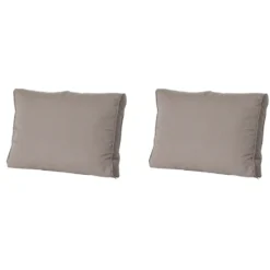 Madison - Lounge Rugkussen Rib liver - Ca. 43x73 cm - Set van 2
