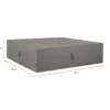 Madison - Loungeset Cover - Grijs - 400 x 300 x 70