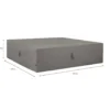Madison - Loungeset Cover - Grijs - 275 x 275 x 70