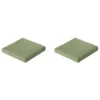 Madison - Lounge Zitkussen Basic green - Ca. 60x60 cm - Set van 2