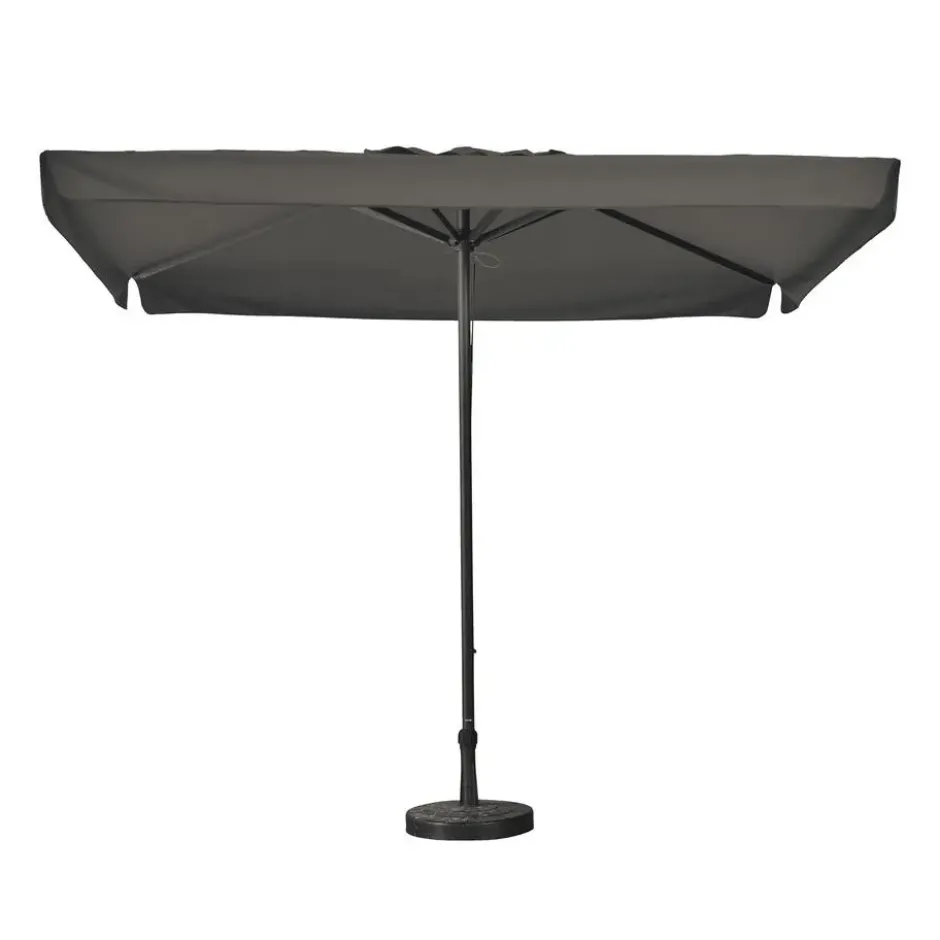 Madison - Parasol Profi-line 350x350cm - Vierkant - Volant - Grijs
