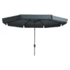 Madison stokparasol Syros luxe grey 350 cm
