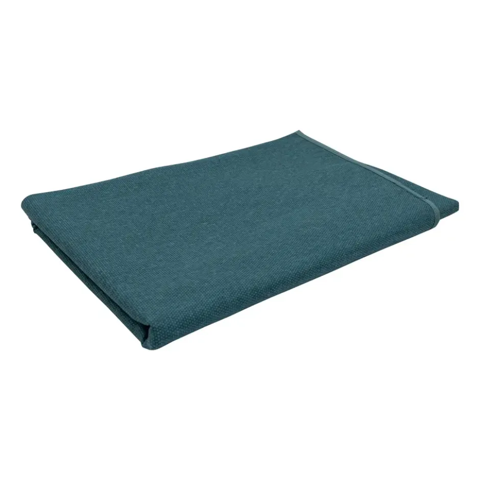 Madison - Tafelkleed Sea blue canvas eco+ - Ø Ca. 160 cm