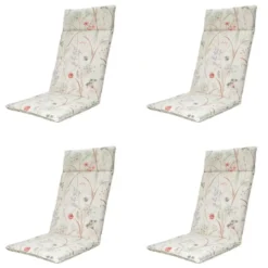 Madison - Tuinkussen Donna natural canvas eco+ - Ca. 120x50 cm - Set van 4