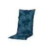 Madison - Tuinkussens Hoge Rug Circle Blue - 123x50 - Blauw