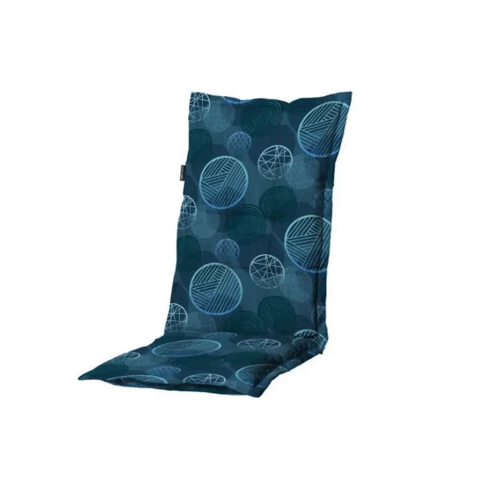 Madison - Tuinkussens Hoge Rug Circle Blue - 123x50 - Blauw
