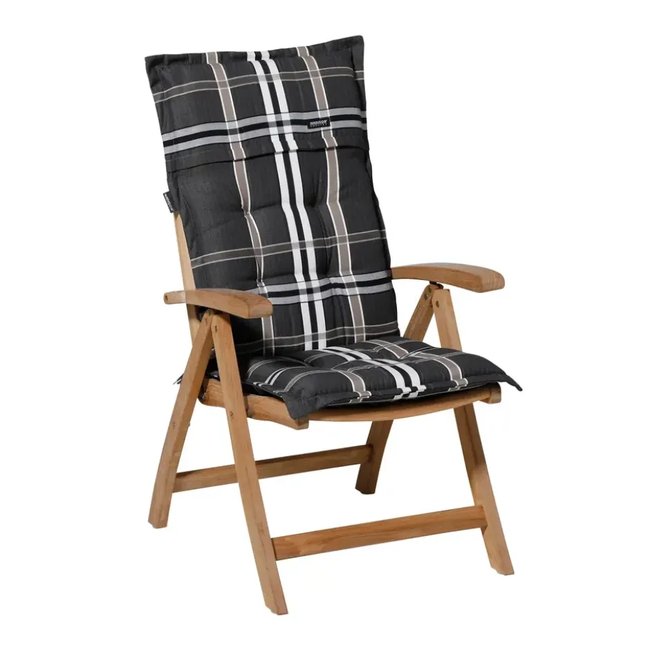 Madison - Tuinkussens Hoge Rug Nils Taupe - 123x50 - Bruin