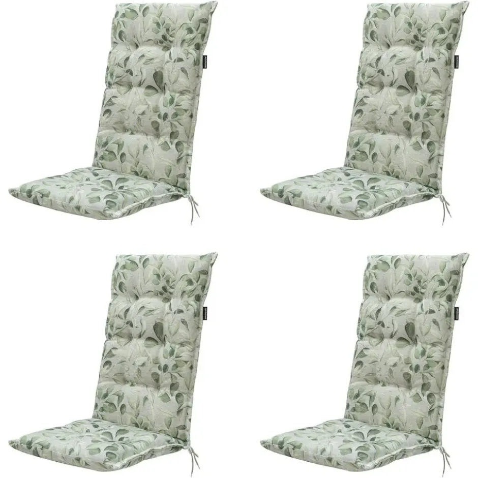 Madison - Tuinstoelkussen Hoge Rug Diez - Ca. 123x50 cm - Set van 4