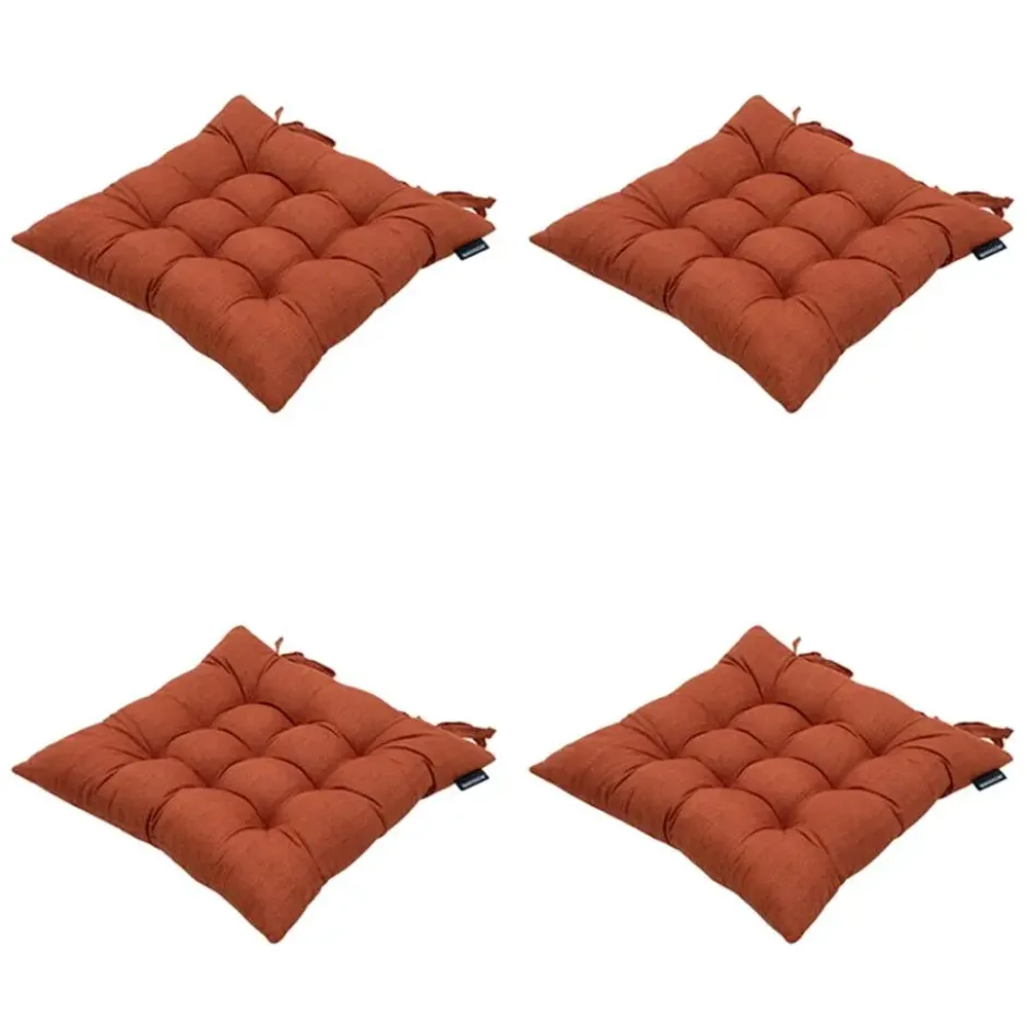 Madison - Zitkussen Basic terra - Ca. 46x46 cm - Set van 4