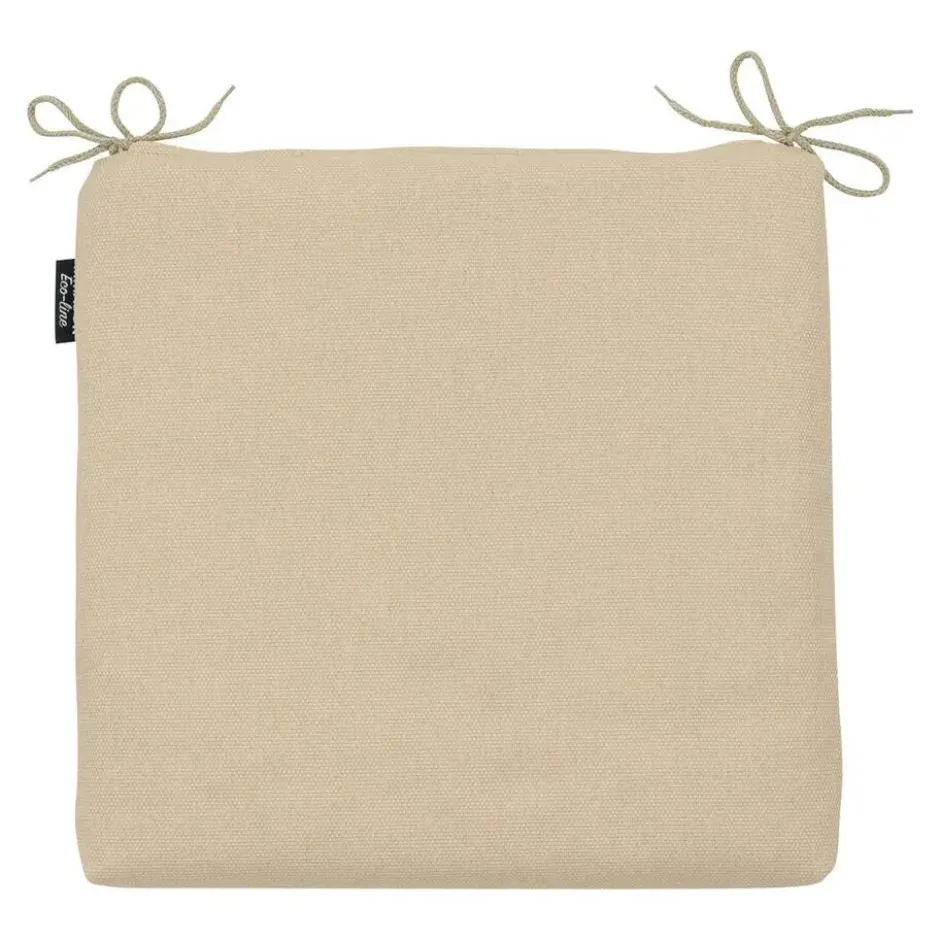 Madison - Zitkussen Beige canvas eco+ - Ca. 40x40 cm - Set van 4