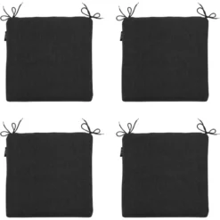 Madison - Zitkussen Black canvas eco+ - Ca. 40x40 cm - Set van 4