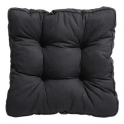 Madison - Zitkussen Florance Basic black - Ca. 47x47 cm - Set van 4