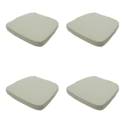 Madison - Zitkussen Wicker Beige canvas eco+ - Ca. 48x48 cm - Set van 4