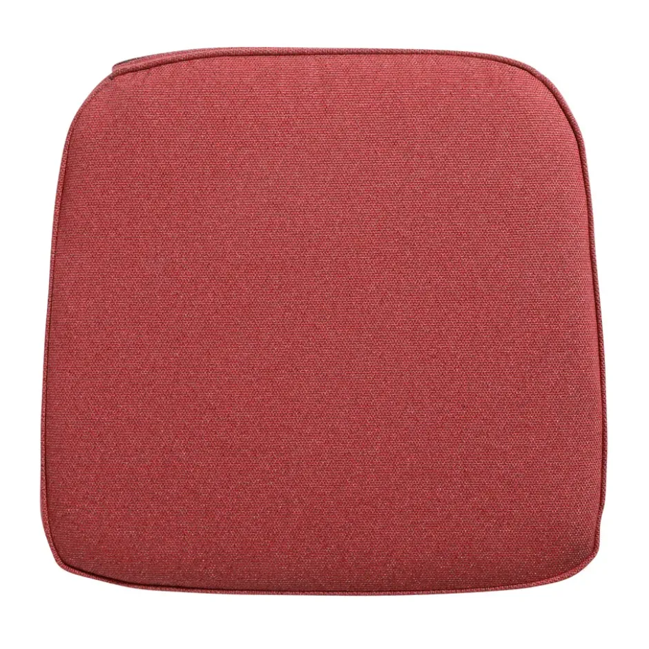 Madison - Zitkussen Wicker Manchester red - Ca. 48x48 cm - Set van 4
