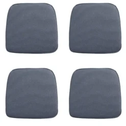 Madison - Zitkussen Wicker Manchester denim grey - Ca. 48x48 cm - Set van 4
