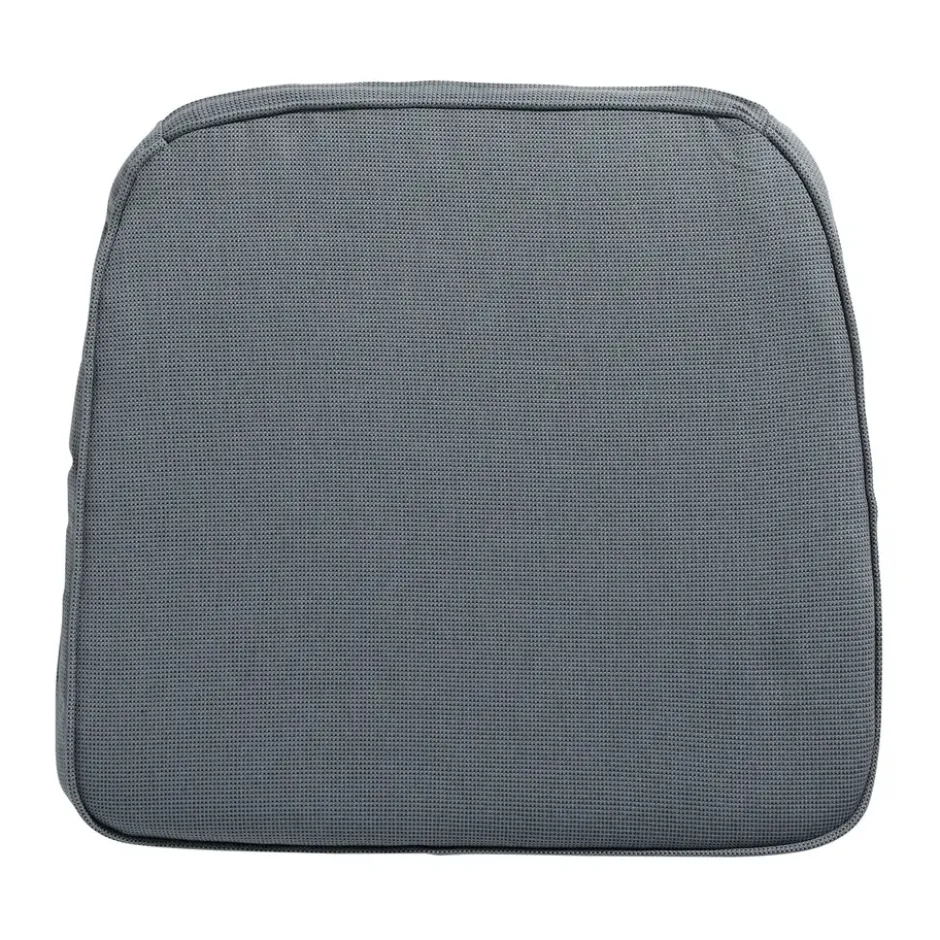 Madison - Zitkussen Wicker Rib grey - Ca. 48x48 cm - Set van 4