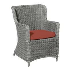Madison - Zitkussen Wicker Terra canvas eco+ - Ca. 48x48 cm - Set van 4