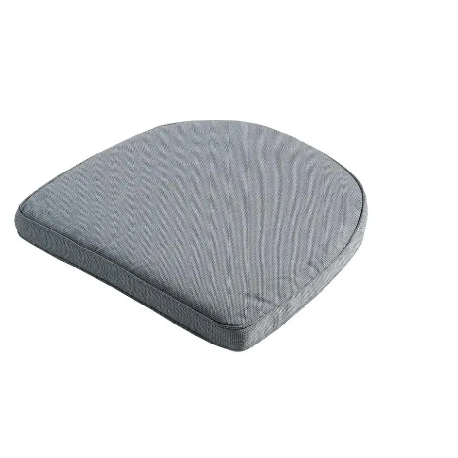 Madison - Zitkussen Wicker York Rib grey - Ca. 48x48 cm - Set van 4