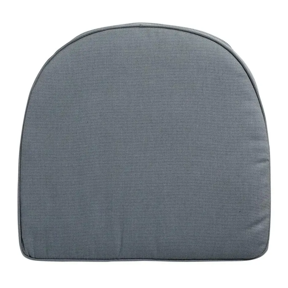 Madison - Zitkussen Wicker York Rib grey - Ca. 48x48 cm - Set van 4