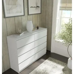 Maja dressoir S8 140 cm wit mat