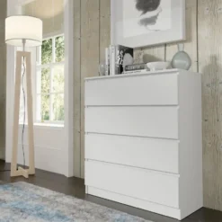 Maja dressoir S4 40x90x104 cm wit mat met 4 lades