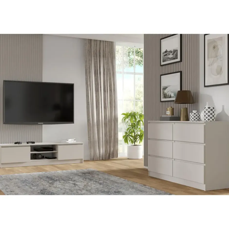 MAJA TV meubel ladekast 150 cm kasjmier